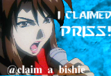I claimed Priss at claim_a_bishie!