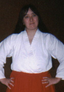 Me dressed as a Japanese shrine maiden