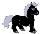 Silvertail the unicorn