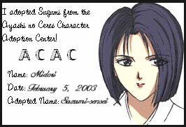 I adopted Suzumi!
